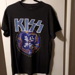NWOT KISS Black Graphic Short Sleeve Tee - Size L - Men's